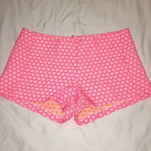 Lilly Pulitzer pink mini shorts